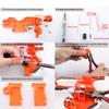 Modified Flywheel Update Kits for nerf n-Strike Elite stryfe/rapidstrike CS-18/Infinus (Diamond Pattern) - Orange view 3