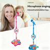 All-in-One Microphone Toy, 2026 New Karaoke Machine Toy with Stand, Colorful Lights and Echo Effects, Fun Sound Effects, for Boost Confidence & Creativity (Pink) view 3