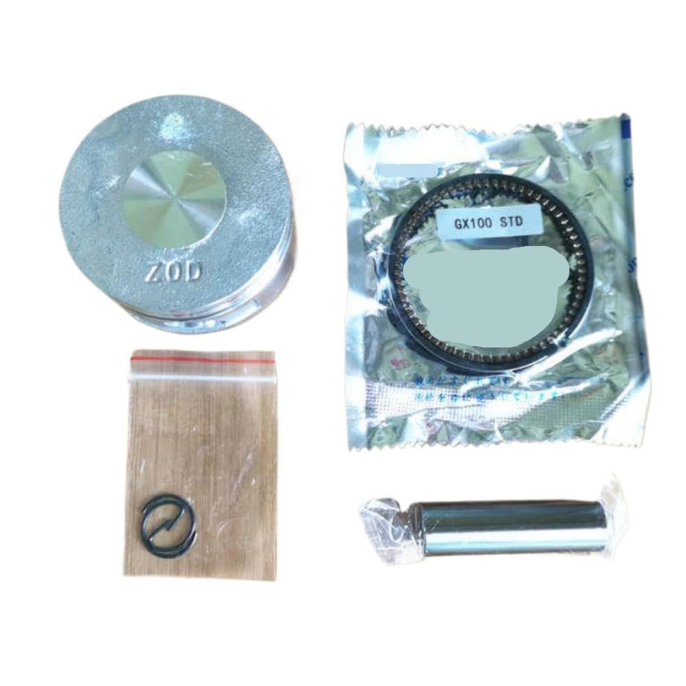 56mm Piston Kit With Ring Pin Clip For GX100 Engine Motor Rammer Tamper Replacement For Part Number GX100