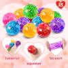 24 Pack Valentines Day Cards for Kids School, Valentines Day Cards with Squeeze Balls Toys for Kids Classroom Exchange, Valentines Day Gifts Squeeze Toys Bulk for Classroom Prizes Party Favors view 4