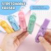 5Pcs Retractable Erasers, Cute Sliding Retractable Pencil Erasers with Heart Design for School, Office and Home view 2