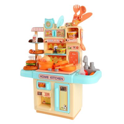 TOPINCN Kids Kitchen Playset Spray Sound Light Role Play with Water Circulatory System for Children 3 to 8 Years Old