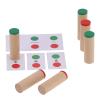 Aqur2020 Wooden Sound Matching Toy for Kids, Watercolor Memory Game, Composite Wood, Parent-Child Interaction, 0-3 Years view 1