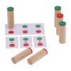 Aqur2020 Wooden Sound Matching Toy for Kids, Watercolor Memory Game, Composite Wood, Parent-Child Interaction, 0-3 Years view 3