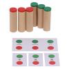Aqur2020 Wooden Sound Matching Toy for Kids, Watercolor Memory Game, Composite Wood, Parent-Child Interaction, 0-3 Years view 4