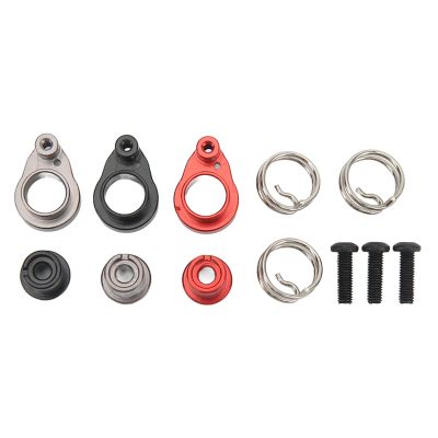 Buffer Servo Arm, RC Servo Arm 25T, Aluminium Alloy Steering Arm for Climbing Car, Lightweight Metal Steering Arm with High Strength and Stable Performance, Includes 3 Springs and