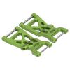 2PCS RC Front Lower Suspension Arm Aluminum Alloy, Replacement for LOSI 1/10 22S 2WD No Prep Drag Car, High Strength RC Vehicle Suspension Arms with Screws and Aluminum Columns, (Green) view 3
