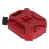nehzgnauh Simulation Mini Fuel Tank for RC Crawler Cars, Aluminum Alloy Decoration Accessory, Realistic Design with Metallic Sheen, Universal Fit for SCX10 YIKONG VS4 10 D90 1/8 1/10 Scale M (Red) view 2