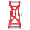2Pcs RC Front Lower Suspension Arm Aluminum Alloy, Replacement for LOSI 1/10 22S 2WD No Prep Drag Car, Durable RC Car Suspension Arms with Screws and Aluminum Columns, Upgrade (Red) view 2