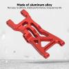 2Pcs RC Front Lower Suspension Arm Aluminum Alloy, Replacement for LOSI 1/10 22S 2WD No Prep Drag Car, Durable RC Car Suspension Arms with Screws and Aluminum Columns, Upgrade (Red) view 4