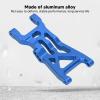 2Pcs RC Front Lower Suspension Arm Aluminum Alloy, Replacement for LOSI 1/10 22S 2WD No Prep Drag Car, Durable RC Car Suspension Arms with Screws and Aluminum Columns, Upgrade (Blue) view 2