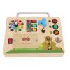 Alomejor Sensory Toys for Kids, Busy Game Board for Toddlers Learning Toy with LED and Traffic Light Tool Sensory Activities, Early Development Travel view 1