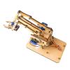 4 DOF Unassembly Acrylic Mechanical Arm Robot Manipulator Claw for Maker Learning DIY Kit(Green Jade) view 3