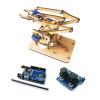 4 DOF Unassembly Acrylic Mechanical Arm Robot Manipulator Claw for Maker Learning DIY Kit(Green Jade) view 4