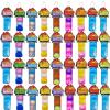 36 Pcs Color Squeeze Pop Bubble Fidget Sensory Mini Keychain Wrap Small Relieve Anxiety Stress Toy, Pop Bulk Classroom Prize for Adult Party Gift(36pcs) view 1