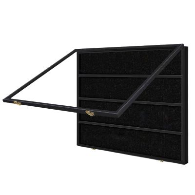 36 Slot Sports Card Display Frame for Collectors Lockable Acrylic Baseball Basketball Football Hockey Cards Holder Card Display Case