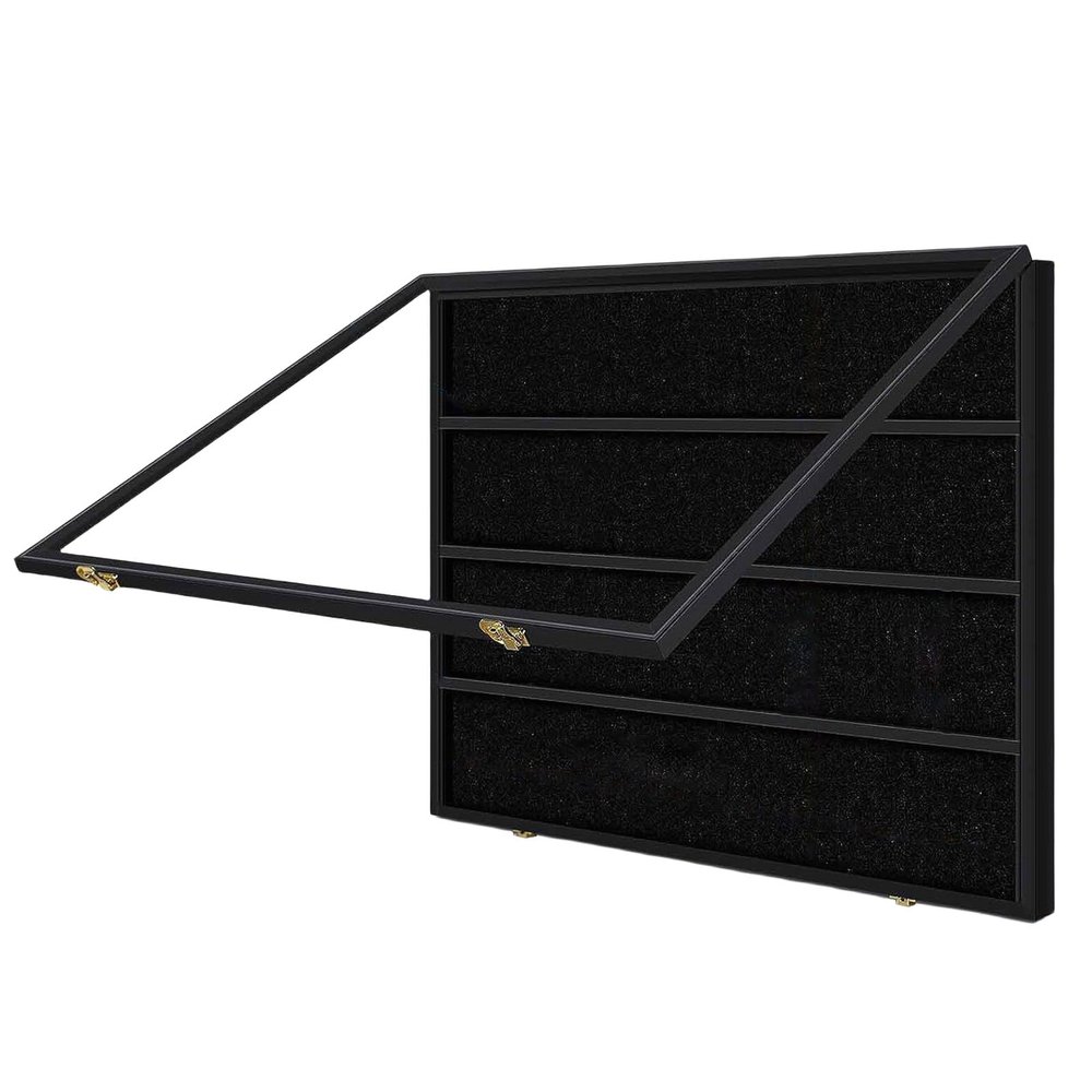 36 Slot Sports Card Display Frame for Collectors Lockable Acrylic Baseball Basketball Football Hockey Cards Holder Card Display Case
