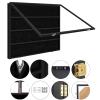 36 Slot Sports Card Display Frame for Collectors Lockable Acrylic Baseball Basketball Football Hockey Cards Holder Card Display Case view 4