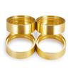 1.9" Brass Beadlock Wheel Rings Compatible with RC Crawler 1/10 Scale TRX6 Compatible with 1.9 Inch Wheel Rims Internal Clamp Rings Compatible with Off Road Vehicle Parts view 2