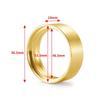 1.9" Brass Beadlock Wheel Rings Compatible with RC Crawler 1/10 Scale TRX6 Compatible with 1.9 Inch Wheel Rims Internal Clamp Rings Compatible with Off Road Vehicle Parts view 3