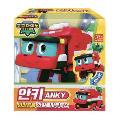 Anky GoGo Dino Transforming Fire Truck/Ankylosaurus Figure