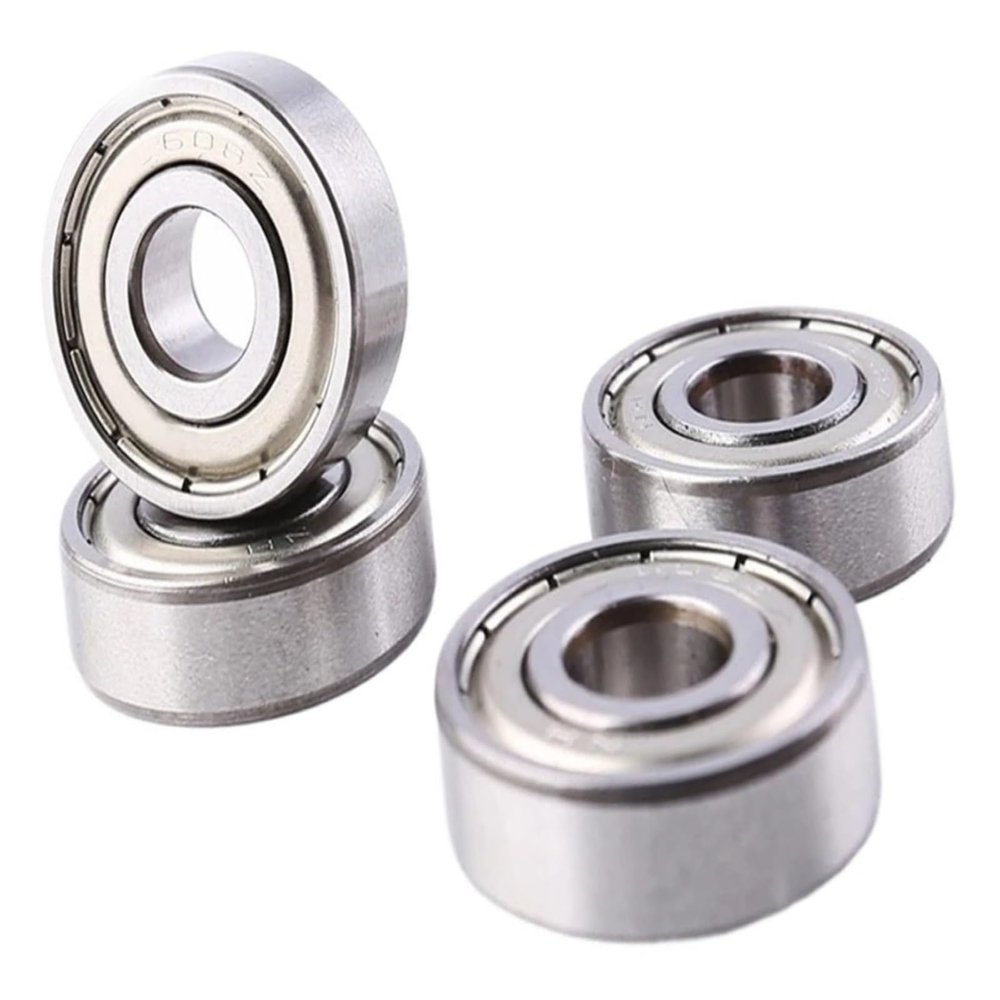 4 PCS 10x24x7 mm Miniature Ball Bearings for RC Cars Drones Models(609-10 ZZ)