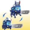 GoGo Dino Juni Transforming Triceratops Police Car Figure view 2