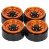 1.9in Metal Wheel Hub for 1/10 RC Car, RC Crawler Wheel Hub, CNC Machined Retro Climbing Car Simulation Accessory with 12mm Hex Drive, Compatible with HSP Redcat Tamiya HPI view 1