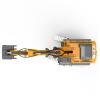 KidsFaves Pro-Grade Remote Control Excavator+Remote Control Bulldozer for Adult Metal Micro-Scale RC Construction view 2