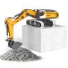 KidsFaves Pro-Grade Remote Control Excavator+Remote Control Bulldozer for Adult Metal Micro-Scale RC Construction view 4