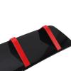 2PCS Rear Bumper Lip Diffuser Universal Lower Bumper Spoiler Shark Fin for 1 Series E90 E91 Black Red 33 07in ABS Material view 2