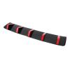 2PCS Rear Bumper Lip Diffuser Universal Lower Bumper Spoiler Shark Fin for 1 Series E90 E91 Black Red 33 07in ABS Material view 3