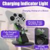 Zowdrix Fast Dual Charging Station Controllers, Includes 2 x High-Capacity Batteries with LED Indicator & Overcharge Protection Black view 2