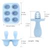 3. Chewable Ice Molds for Infants 6 Cavity Silicone Teether with Safe Edges Iced Treat Maker & Teeth Soother Food Grade Silicone Teething Ice Cubes view 4