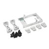 RC Car Upgrade Part For MN 1/12 Metal Crossbeam Servo Box Shock Absorber Bracket Remote Control Car Upgrade Repairs Replacements Accessories(Silver) view 1