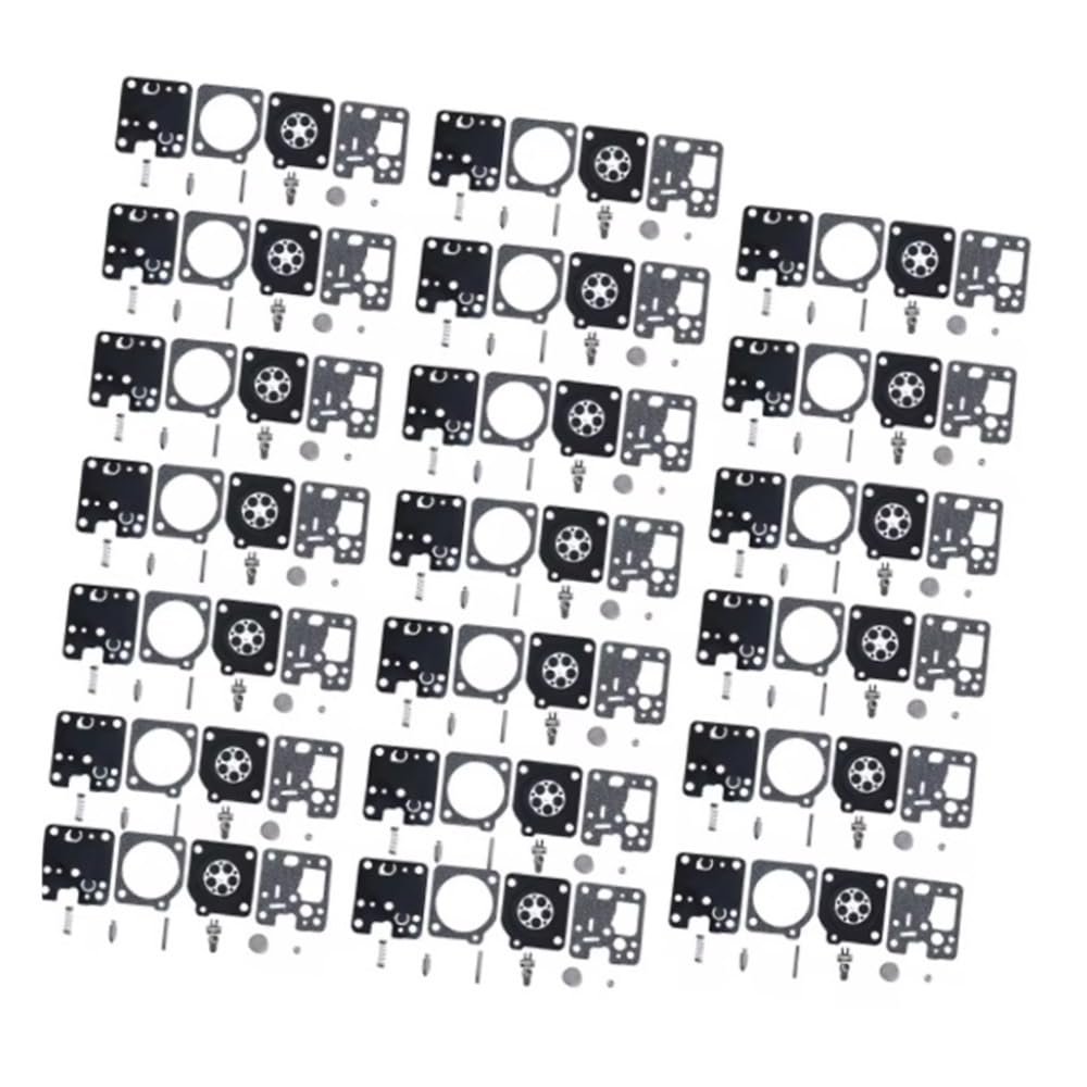 20Pcs Carb Diapragm Repair Kit Fit for ES230 ES231 PB230 PB231 SRM230 Replace RB-FA1 RB-K66A