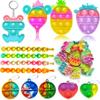 160 Pcs Fidget Toys Party Favors Pack, Randomly Selected Pop Sensory Set Gifts Stickers for Kids Adults Boy Girl Stocking Stuffers Autistic Bulk Goodie Bag Filler Treasure Box Classroom Prizes School view 4