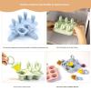 3. Chewable Ice Molds for Infants 6 Cavity Silicone Teether with Safe Edges Iced Treat Maker & Teeth Soother Food Grade Silicone Teething Ice Cubes view 2