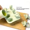 3. Chewable Ice Molds for Infants 6 Cavity Silicone Teether with Safe Edges Iced Treat Maker & Teeth Soother Food Grade Silicone Teething Ice Cubes view 3