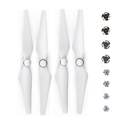 Huayijiayin 4 pcs 9450S Propeller for DJI Phantom Pro Advanced Drone Quick Release Blades Replacement Props Wing Accessory Spare Parts Easy to Repair(White)