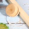 CHICIRIS Wood YoYo HandMade Crafts Mini Round DIY Baby Toys Set of 3 for Balance Practice Material Wood view 1