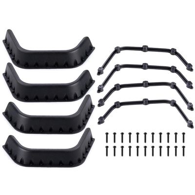 1/10 Scale RC Crawler Plastic Mud Fenders Flares Compatible with D110 Body Shell Parts