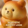 4pcs Kawaii Bear & Capybara Slow Rising Squishy Toys - 3 Styles Soft Bread Toys Stress Relief Fidgets for Adults, Cute Desk Decor & Gift Idea view 4