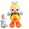 Dancing Cartoon Bee Toy,Singing, Dancing, and Rocking Cartoon Bee,Sensory Fun Developmental Cartoons Toy for Kids Christmas Easter Basket Filler Travel Home School Playtime view 1