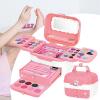 72-Piece Pink Makeup Set , Washable Makeup Set with Mirror, Children's Pretend Play Game,Child Play Makeups Toys , Age 3-12 Year Old Children view 2