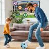 Apujent Soccer Ball Game Set for Kids Football Accuracy Exercise, Toss Soccer Goal Game, Kick Training Kit with Ball, Foldable Flannel Sheet Ground Stakes Hooks for Boys Girls 3+ Birthday view 4