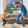 Apujent Soccer Ball Game Set for Kids Football Accuracy Exercise, Toss Soccer Goal Game, Kick Training Kit with Ball, Foldable Flannel Sheet Ground Stakes Hooks for Boys Girls 3+ Birthday view 4