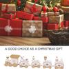 Christmas Train Ornaments Wooden Mini Christmas Train Toys Festival Decor for Kids Style6 Decor view 4