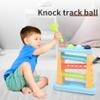 Ball Drop Toy, 4 Tier Ball Drop Tower with Swirling Ramps, Hammer & 4 Balls, ABS Plastic Educational Toy for Babies Toddlers 3 Years Old view 4