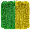 100 PCS St. Patricks Day Necklaces, Green Gold Mardi Gras Christmas Bead Necklaces, 31.5" St. Patrick's Day Green Beads St. Patricks Day Accessories for Mardi Gras, St. Patricks Day Party Favors view 1